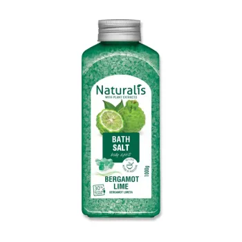 Naturalis Soľ do kúpeľa Bergamot&Lime 1 kg