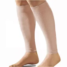 Podporný návlek na lýtko - béžový