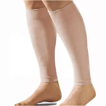 podporný návlek na lýtko - béžový