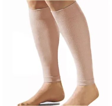 podporný návlek na lýtko - béžový