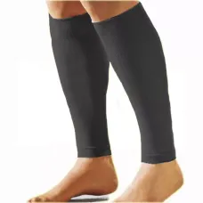 Podporný návlek na lýtko - čierny