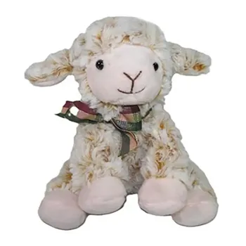 Plyšová ovečka s mašľou 15 cm