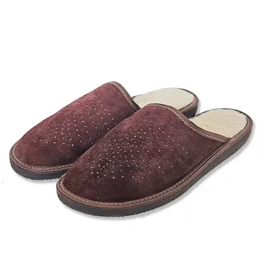 Panské kožené papuče pánske