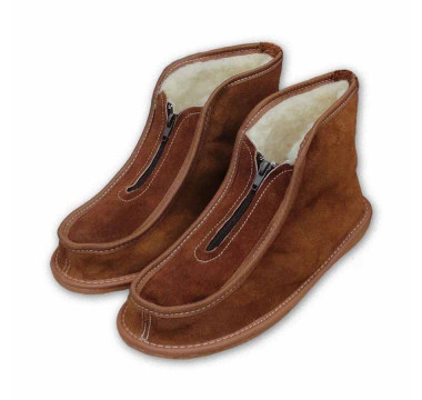 Papuče členkové na zips