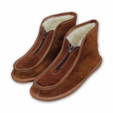 Papuče členkové na zips