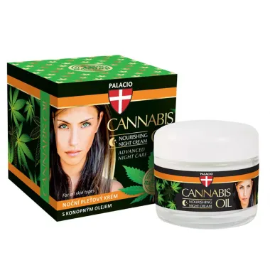 Konopný nočný pleťový krém