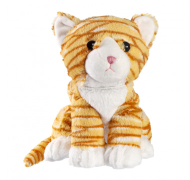 hrejivý plyšák do mikrovlnky mačka