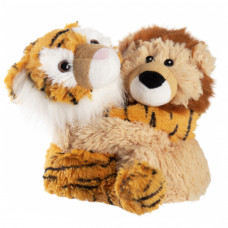 Hrejive plyšové hračky Tiger a Lev