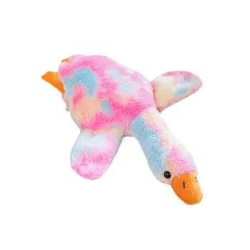 Relaxačný duhový vankúš vo tvare husi 160 cm