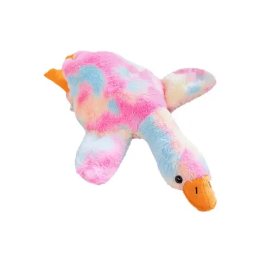 Relaxačný duhový vankúš vo tvare husi 160 cm