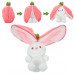 Plyšový zajačik Strawberry - 45 cm