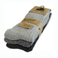 Vlnené ponožky Lama Alpaka pánske - sada 3 páry