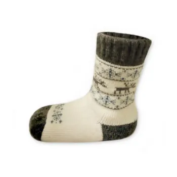 Funkčné detské ponožky z ovčej vlny Merino