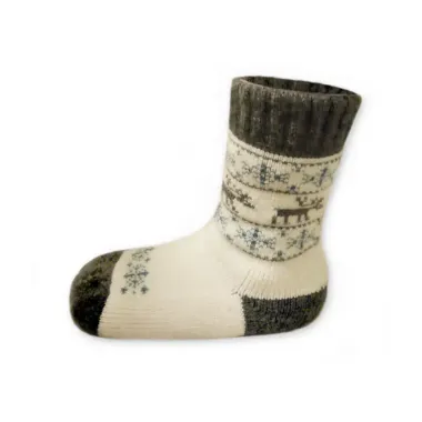 Detské funkčné ponožky z ovčej vlny Merino 