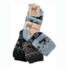 Vlnené ponožky Alpaka dámske - sada 3 ks