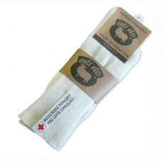 Ponožky z ovčej vlny Medicínské 425 g - biele sada 2 ks