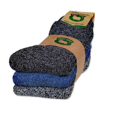 Ponožky z ovčej vlny 3 páry