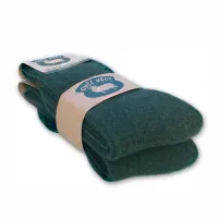 Ponožky z ovčej vlny 425 g zelené - sada 2 páry