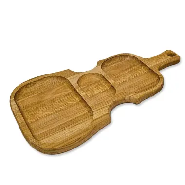 Dubová doštička na mäso a syry - Husle