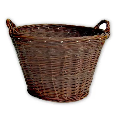 Prútený kôš na zemiaky okrúhly