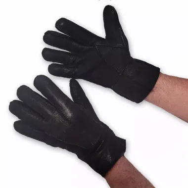 Prstové rukavice semiš