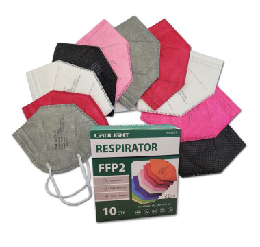 Respirátor Bezdoteku FFP2 10 ks Mix farieb