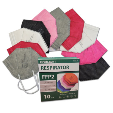 Respirátor Bezdoteku FFP2 10 ks Mix farieb