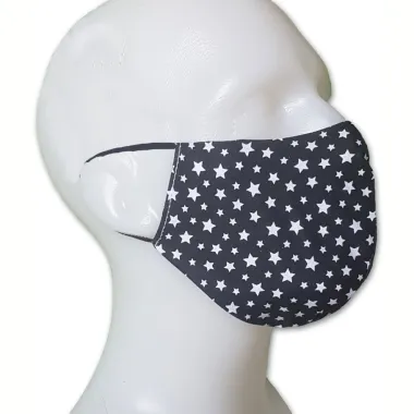 Ochranná rúška dvojvrstvová hviezdičky