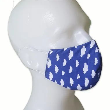 Ochranná rúška dvojvrstvová modrá
