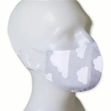 Ochranná rúška dvojvrstvová mraky