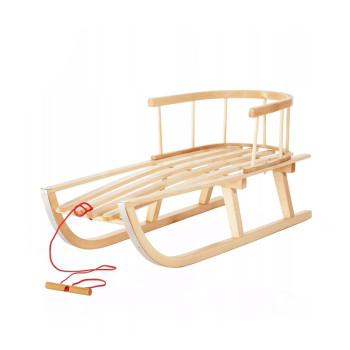 Detské drevené bukové sánky KLASIK 90 cm