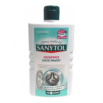 sanytol dezinfekcia čistič práčky 250 ml