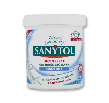SANYTOL Dezinfekčný odstraňovač škvŕn bieliaci