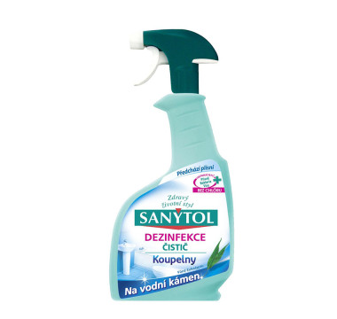 SANYTOL dezinfekčný čistič na kúpeľne a vodný kameň