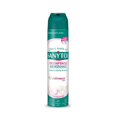 Dezinfekčné osviežovač vzduchu, povrchov a textílií s vôňou kvetov 300 ml