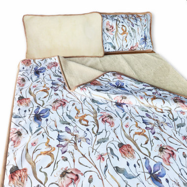 Posteľná súprava z ovčej vlny Ľalia