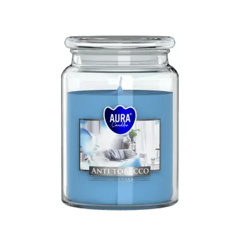 Vonná sviečka v skle s viekom ANTI TOBACCO 500 g