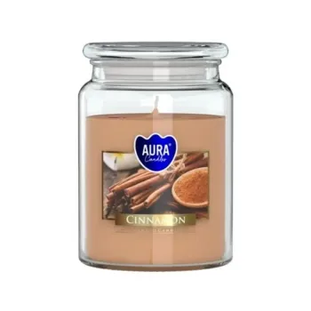 Vonná sviečka v skle s viekom CINNAMON 500 g
