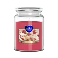 Vonná sviečka v skle s viečkom RASPBERRY CLOUD 500 g
