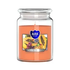 Vonná sviečka v skle s viekom TROPICAL FRUITS 500 g