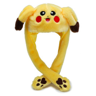 Svietiaca čiapka Pikachu s pohyblivými ušami