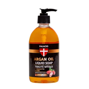 Arganový olej tekuté mydlo s pumpičkou,
