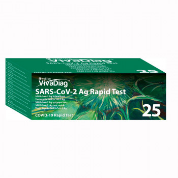 Wellion VivaDiag Rapid SARS-COV-2 AG Antigénny výterový test Covid-19 - 25 kusov