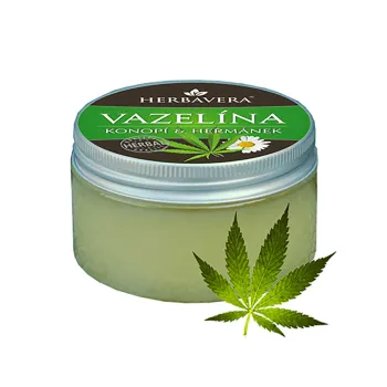 Konopná vazelína s harmančekom, 100 ml