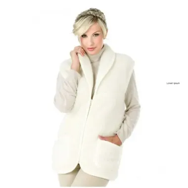 Šálová vesta z ovčej vlny