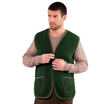 Lovecká vesta z ovčej vlny