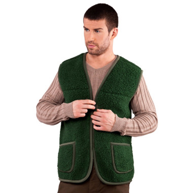 Lovecká vesta z ovčej vlny